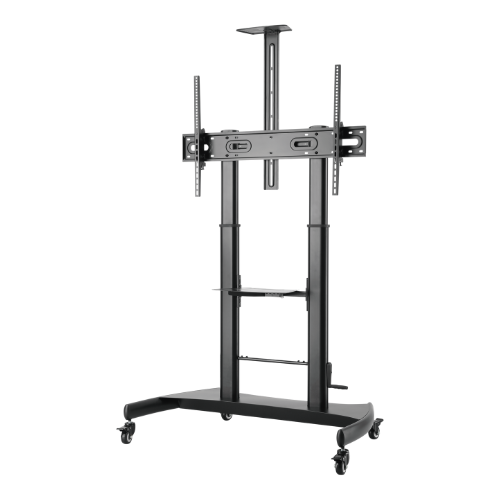 Verdante Large Screen Telescopic Steel TV Cart with Crank Handle